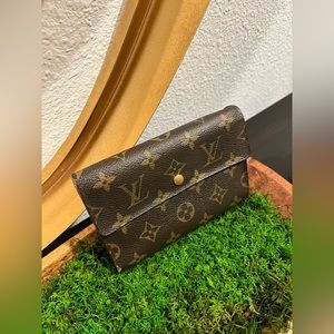 Louis Vuitton Monogram Porte Tresor Etui Papiers Trifold Wallet SP1004